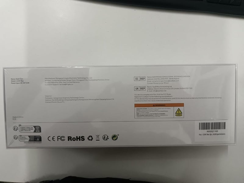 LINGDU LD4K Max Mirror Dash Cam with 4K Front and 1080P Rear Camera, STARVIS 2 Sensor, 5.8GHz WiFi, ADAS, Voice Control, Night Vision, 128GB Card - Image 4